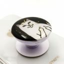 Тримач PopSocket Brave Cat glitter(зас.тов.)