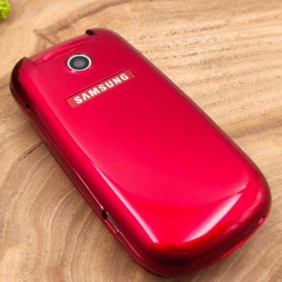 Кнопковий телефон розкладачка Samsung E1272 Red
