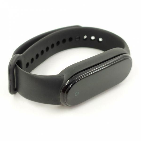 Силіконовий ремінець-браслет TCCG для Mi Band 5 Black