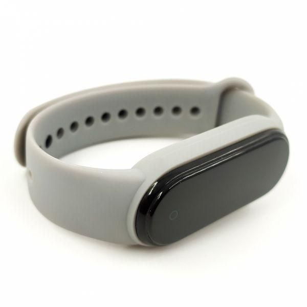 Силіконовий ремінець-браслет TCCG для Mi Band 5 Gray