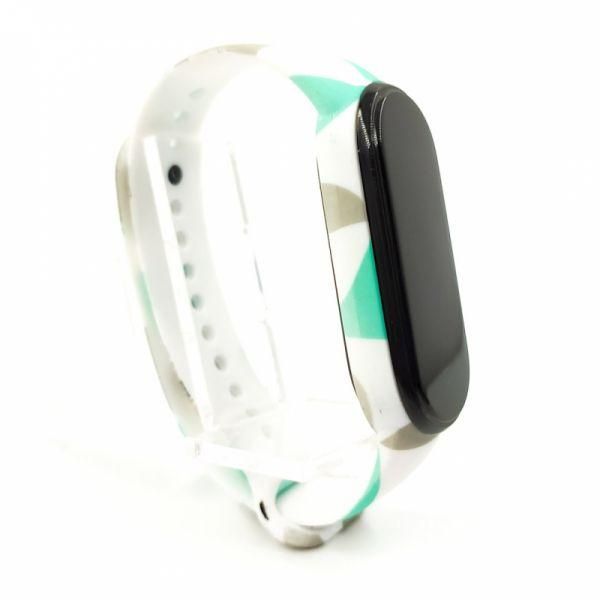 Силіконовий ремінець-браслет TCCG для Mi Band 5 Triangles(зас.тов.)