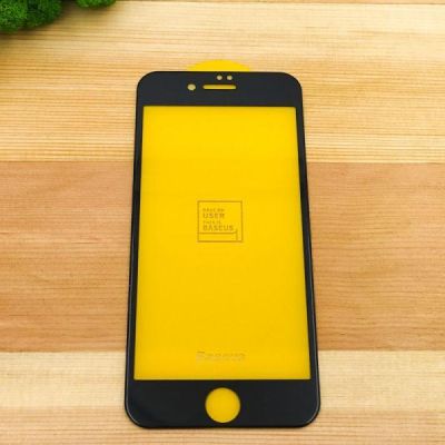 Захисне скло  3DGLASS PREMIUM BASEUS для iPhone 7/8G Black(зас.тов.)