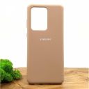 Чохол Silicone Case для Samsung S20 Ultra Matte Pink(зас.тов.)