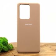 Чохол Silicone Case для Samsung S20 Ultra Matte Pink(зас.тов.)