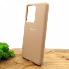 Чохол Silicone Case для Samsung S20 Ultra Matte Pink(зас.тов.)