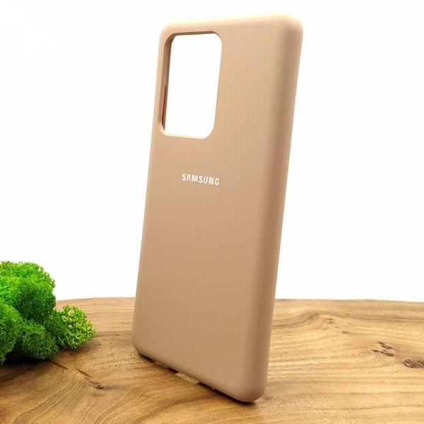 Чохол Silicone Case для Samsung S20 Ultra Matte Pink(зас.тов.)