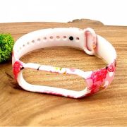 Силіконовий ремінець браслет для Mi Band 5 Flamingo Pink