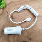 Автомобільний зарядний пристрій із витим дротом MiroUSB 2.1 A+USB Inkax CD-33(зас.тов.)