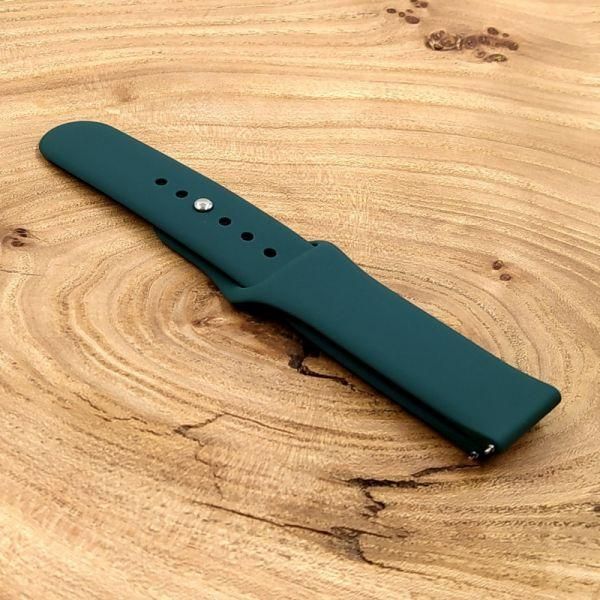 Силіконовий ремінець Amazfit/Philips Q1/G4/X16/Mi A6 Marine Green