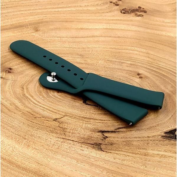 Силіконовий ремінець Amazfit/Philips Q1/G4/X16/Mi A6 Marine Green