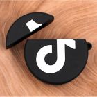 Ударостійкий силіконовий чохол для Apple AirPods TikTok(зас.тов.)