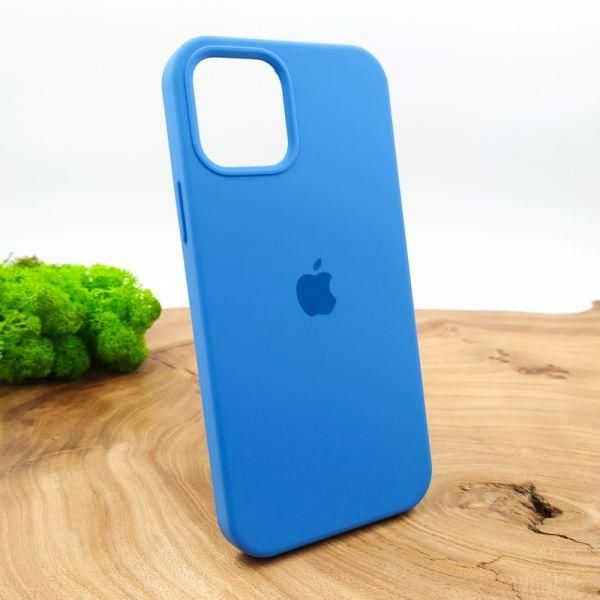 Чохол Silicone Case для iPhone 12 Pro Max Sapphire(зас.тов.)