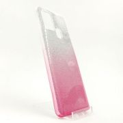 Силіконовий чохол із блискітками VAJA Samsung A21S Pink(зас.тов.)