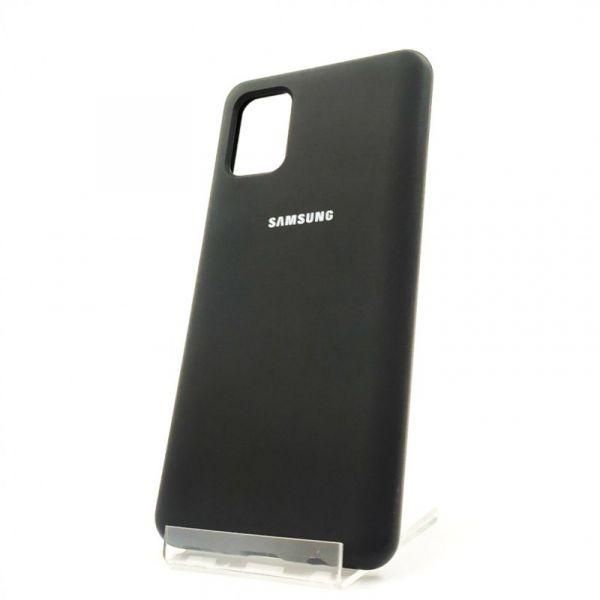 Чохол Silicone Case для Samsung S10 Lite 2020 Black(зас.тов.)