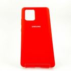 Чохол Silicone Case для Samsung A31 Red(зас.тов.)