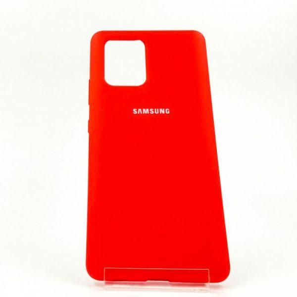 Чохол Silicone Case для Samsung A31 Red(зас.тов.)