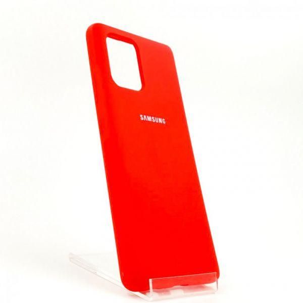 Чохол Silicone Case для Samsung A31 Red(зас.тов.)