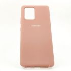 Чохол Silicone Case для Samsung A31 Matte Pink(зас.тов.)