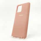 Чохол Silicone Case для Samsung A31 Matte Pink(зас.тов.)