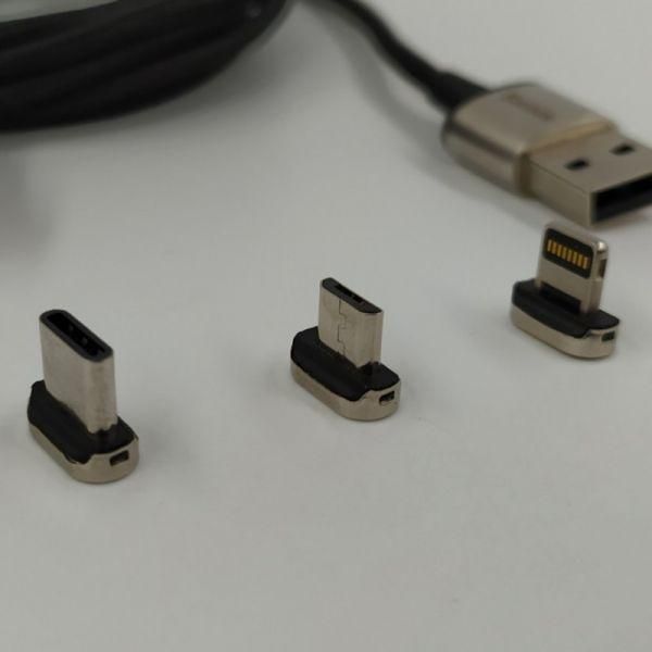 USB-кабель Baseus магнітний Zink Kit 3в 1 (2m)(зас.тов.)