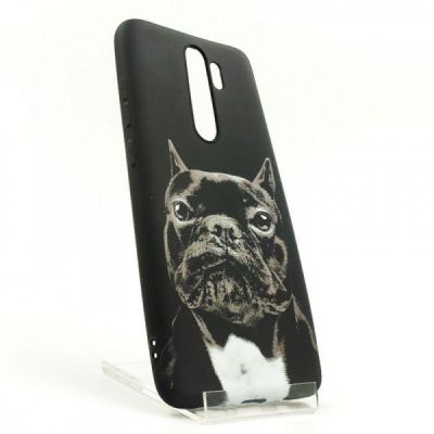 Люмінесцентний силіконовий світний Чохол LUXO Dog Xiaomi Redmi Note 8 Pro Black(зас.тов.)