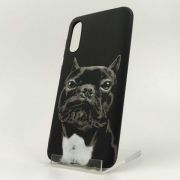 Люмінесцентний силіконовий світний Чохол LUXO Dog Samsung A50 Black(зас.тов.)