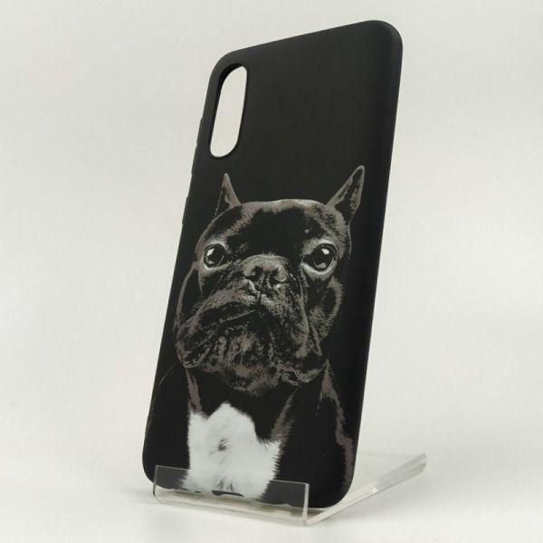 Люмінесцентний силіконовий світний Чохол LUXO Dog Samsung A50 Black(зас.тов.)