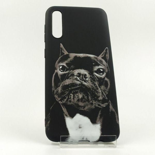 Люмінесцентний силіконовий світний Чохол LUXO Dog Samsung A50 Black(зас.тов.)