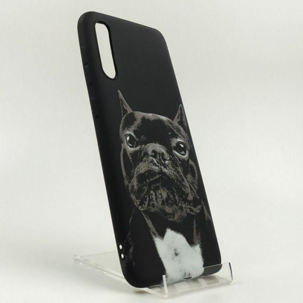Люмінесцентний силіконовий світний Чохол LUXO Dog Samsung A50 Black(зас.тов.)