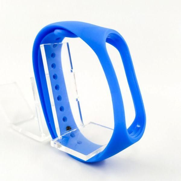 Силіконовий ремінець браслет для Mi Band 3/4 Blue
