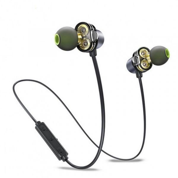 Навушники AWEI X650BL Dual Dynamic + Magnetic Gold (Золотий)(зас.тов.)