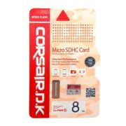Картка пам'яті microSD CORSAIR.D.K 8Gb 10 Class(зас.тов.)