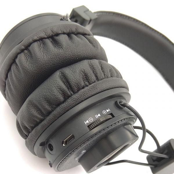 Бездротові Bluetooth навушники NIA X5 SP APP Control TF FM-радіо Black(зас.тов.)