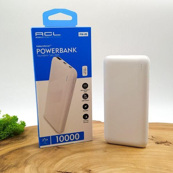 Павербанк 10000mAh ACL PW-05(зас.тов.)