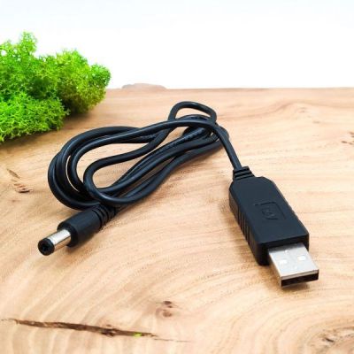 Кабель USB DC для роутера з платою підвищення напруги з 5V до 9/12V.