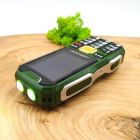 Кнопковий протиударний телефон Land Rover W2019 Green (13800mAh, Type-C)