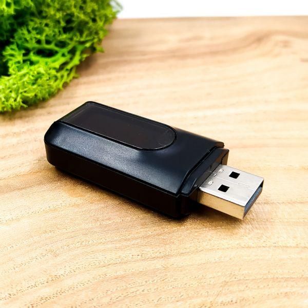USB Bluetooth-адаптер з дисплеєм в AUX 2в1 (RX/TX) Black