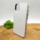 Матовий скляний чохол Glass case для iPhone 14 Silver(зас.тов.)