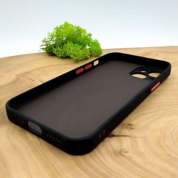 Чохол HOCO Smoke case iPhone 14 Black(зас.тов.)