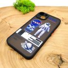 Чохол HOCO Smoke case NASA iPhone 14 Black(зас.тов.)