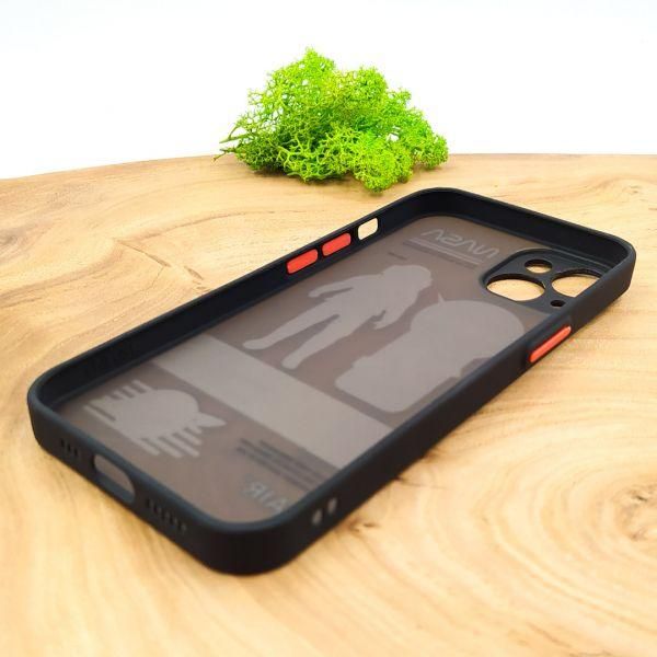 Чохол HOCO Smoke case NASA iPhone 14 Black(зас.тов.)