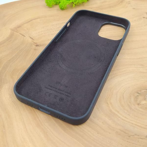 Чохол  Silicone Case with MagSafe для iPhone 14 Black