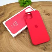 Чохол  Silicone Case with MagSafe для iPhone 14 Red(зас.тов.)