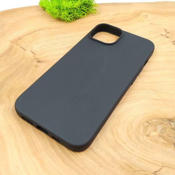 Силіконовий  чохол Simin Style iPhone 14 Black(зас.тов.)