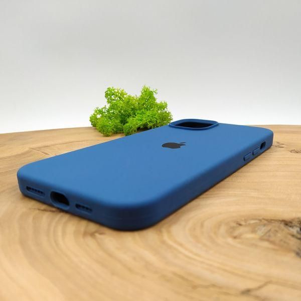 Чохол Silicone Case для iPhone 14 Pluse Blue Cobalt(зас.тов.)