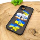 Чохол Hoco smoke case Patriotic iPhone 14 Plus Black(зас.тов.)