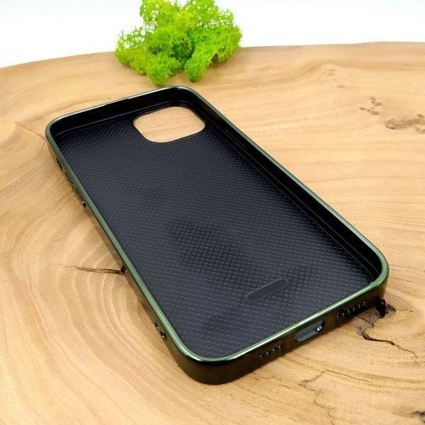 Матовий скляний чохол Glass case для iPhone 14 Plus Midnight Green