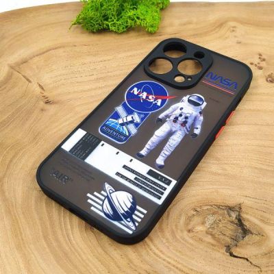 Чохол HOCO Smoke case NASA iPhone 14 Pro Black(зас.тов.)
