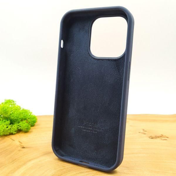 Чохол Silicone Case для iPhone 14 Pro Navy Storm