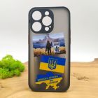 Чохол Hoco smoke case Patriotic iPhone 14 Pro Black(зас.тов.)